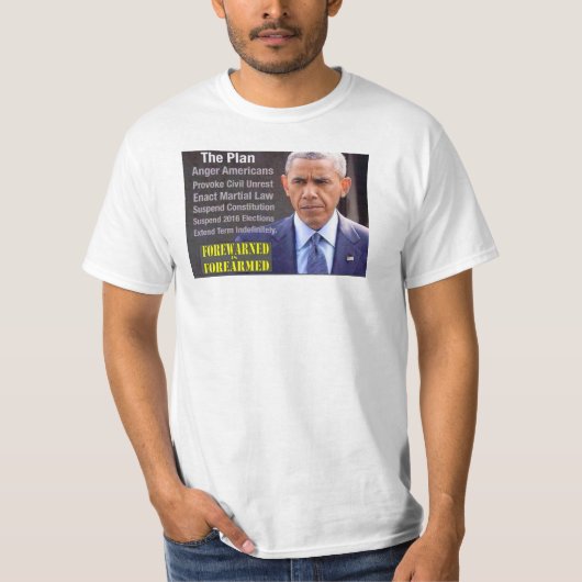 OBAMA, der Plan T-Shirt (Vorderseite)