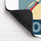 Obama, der VORN Golf spielt! Mousepad (Ecke)