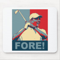 Obama, der VORN Golf spielt!