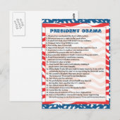 Obama Design 1.ai Postkarte (Vorne/Hinten)