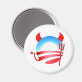 Obama Devil Magnet (Vorderseite/Rückseite)