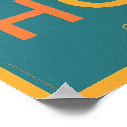 OBAMA: Die neue Hoffnung_Aquamarin Poster (Ecke)