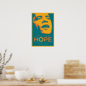 OBAMA: Die neue Hoffnung_Aquamarin Poster (Küche)