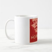 Obama "die neue Hoffnungs-" - Tasse (Links)