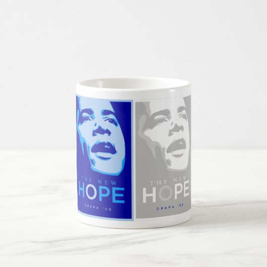 Obama "die neue Hoffnungs-" - Zeta-/Sigma-Tasse Kaffeetasse (Mittel)
