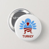 Obama die Türkei Button (Vorne & Hinten)