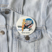 Obama-Drohne-Streik Button (Beispiel)