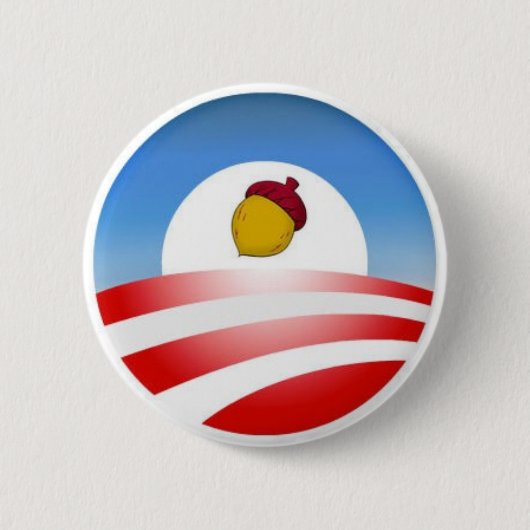 Obama-Eichel Button (Vorderseite)