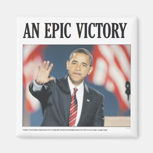 Obama: Ein epischer Sieg-Magnet Magnet