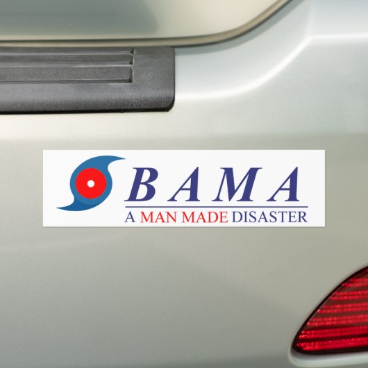 Obama - ein Mann machte Desaster: Natürlich Autoaufkleber (Auf Auto)