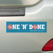 OBAMA EINER "N" GETAN AUTOAUFKLEBER (Auf Auto)