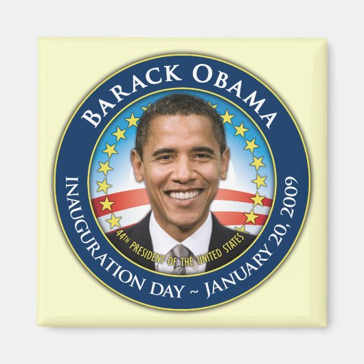 Obama-Einführung Magnet (Vorne)