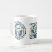 Obama-Einheit, Hoffnung, Änderung und Frieden 2012 Kaffeetasse (Vorderseite Links)