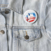 Obama-Einschmelzenknopf Button (Beispiel)