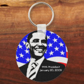 Obama Einweihung 2009 Kommerzieller Schlüsselanhän Schlüsselanhänger (Vorderseite)