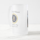 Obama Einweihung 2009 - Mattierte Tasse (Vorderseite Links)