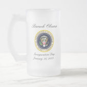 Obama Einweihung 2009 - Mattierte Tasse (Links)