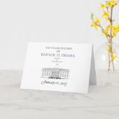 Obama-Einweihung 2013 Karte (Gelbe Blume)