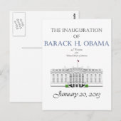 Obama Einweihung 2013 Postkarte (Vorne/Hinten)