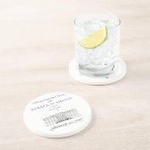 Obama-Einweihung 2013 Sandstein Untersetzer (Seite)