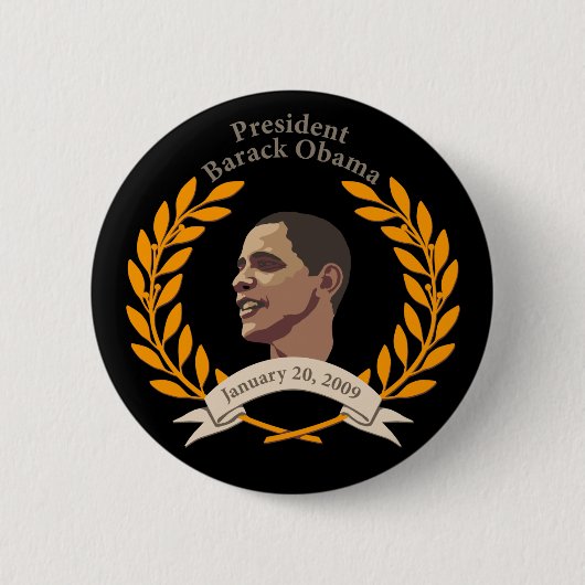 Obama-Einweihung Button (Vorderseite)