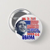 Obama-Einweihung Button (Vorne & Hinten)