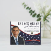 Obama Einweihung der Post Cards 2013 Postkarte (Stehend Vorderseite)