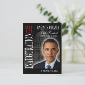 Obama Einweihung der Post Cards 2013 Postkarte (Stehend Vorderseite)