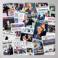 Obama Einweihung des International Newspaper Poste