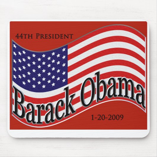 Obama-Einweihung Mousepad Andenken (Vorne)