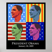 Obama Einweihung Poster (Vorne)