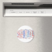 Obama Einweihung Rede Tagcloud Magnet (In Situ (Geschirrspüler))
