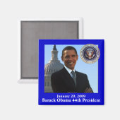 Obama Einweihung Souvenir Magnet (Vorderseite/Rückseite)