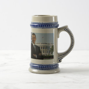 Obama Einweihung Stein 2009 Bierglas
