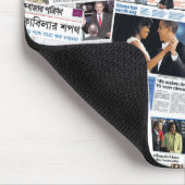 Obama-Einweihunginternational-Titelseiten Mousepad (Ecke)