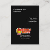 Obama-Einweihungpromo-Taschen-Kalender 2009 Visitenkarte (Rückseite)