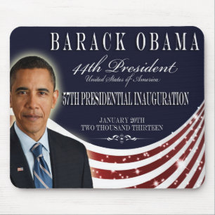 Obama-Einweihungs-Andenken 2013 Mousepad