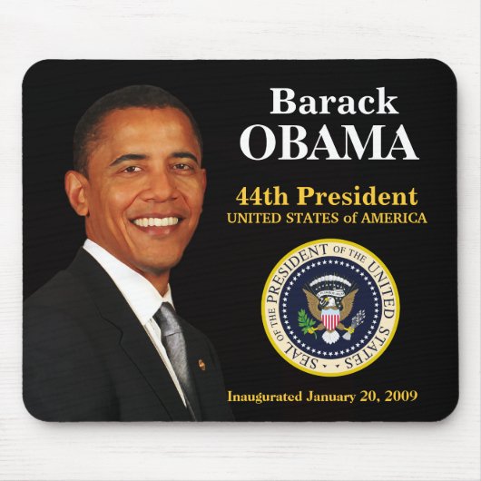 Obama-Einweihungs-Andenken Mousepad (Vorne)