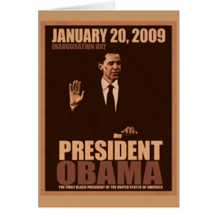 Obama-Einweihungs-Karte