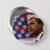 Obama-Einweihungs-Knopf Button (Vorne & Hinten)