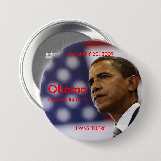 Obama-Einweihungs-Knopf Button (Vorne & Hinten)