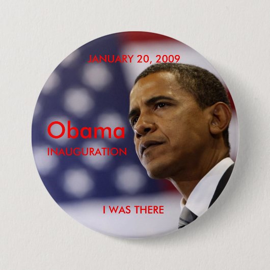 Obama-Einweihungs-Knopf Button (Vorderseite)