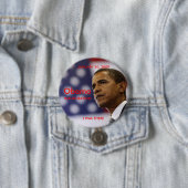 Obama-Einweihungs-Knopf Button (Beispiel)