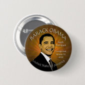 Obama-Einweihungs-Knopf Button (Vorne & Hinten)
