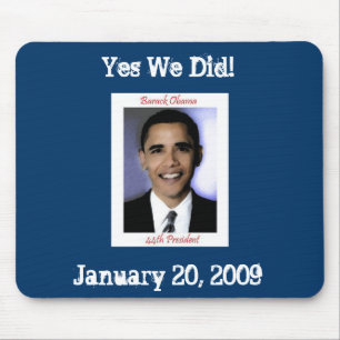 Obama-Einweihungs-Mausunterlage Mousepad