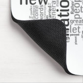 Obama-Einweihungs-Rede Tagcloud Mousepad (Ecke)
