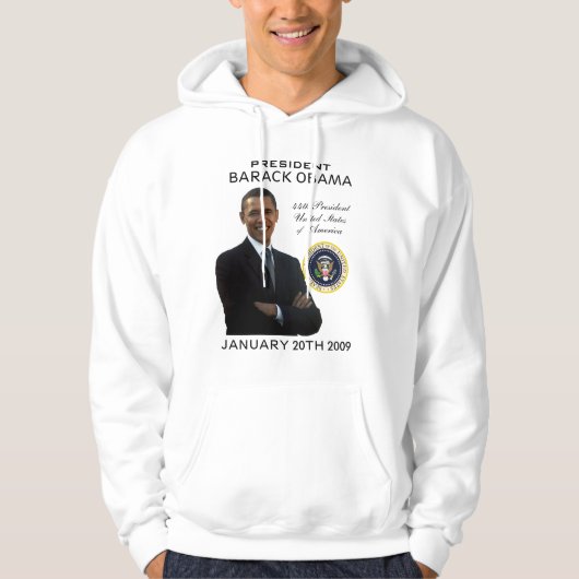 Obama-Einweihungs-TagesHoodie Hoodie (Vorderseite)