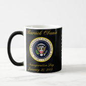 Obama-Einweihungs-Tasse Verwandlungstasse (Links)