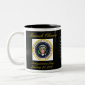 Obama-Einweihungs-Tasse Zweifarbige Tasse (Links)