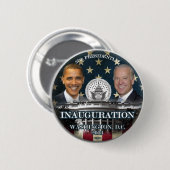 Obama-Einweihungs-Unterseite 2013 Button (Vorne & Hinten)